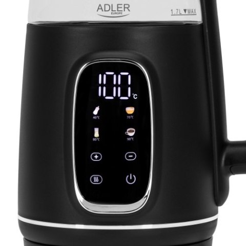 Adler Czajnik elektryczny szklany regulacją temperatury 1,7L | LED | 40-100°C | Adler Czajnik elektryczny szklany regulacją temperatury 1,7L | LED | 40-100°C |