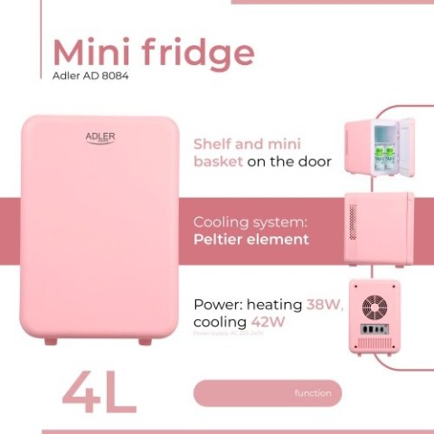Adler Mini lodówka - 4L