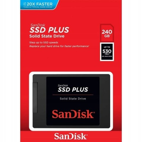 Dysk SanDisk SSD PLUS Solid State Drive 240GB Dysk SanDisk SSD PLUS Solid State Drive 240GB
