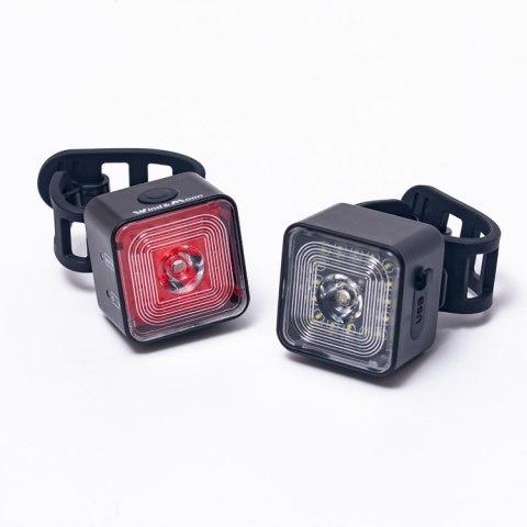 Lampka rowerowa Wind and Moon WT06 2 w 1 zestaw Lampka rowerowa Wind and Moon WT06 2 w 1 zestaw
