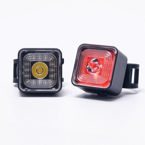 Lampka rowerowa Wind and Moon WT06 2 w 1 zestaw Lampka rowerowa Wind and Moon WT06 2 w 1 zestaw
