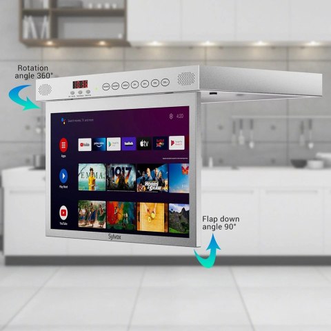 Sylvox 15.6" Smart kuchenny Google TV Wifi BT Sylvox 15.6" Smart kuchenny Google TV Wifi BT