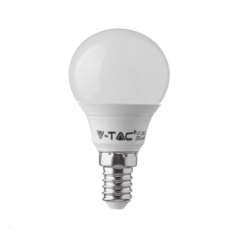 Żarówka LED V-TAC SAMSUNG CHIP 7W E14 Kulka P45 VT-270 3000K 600lm 5 Lat Gwarancji Żarówka LED V-TAC SAMSUNG CHIP 7W E14 Kulka P45 VT-270 3000K 600lm 5 Lat Gwarancji