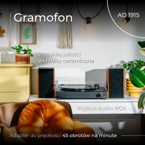 Adler Gramofon z USB i Bluetooth