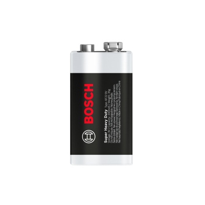 Bateria 9V 1.5V Super Heavy Duty 1 szt blister Bosch 6F22