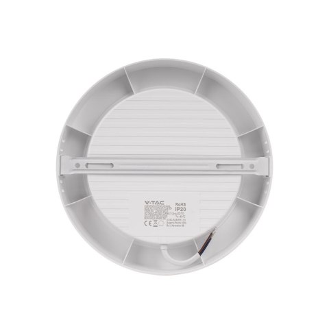 Panel Natynkowy V-TAC 18W LED SAMSUNG CHIP Okrągły 215x30mm VT-60018RD-S 6500K 1980lm