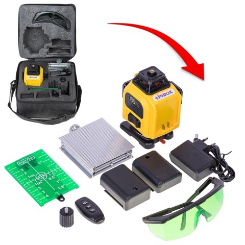 Poziomica laserowa 4D ECO 3 Linbox z Etui Poziomica laserowa 4D ECO 3 Linbox z Etui