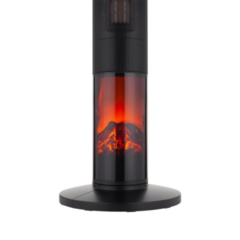 Termowentylator kolumnowy PTC Teesa 1000/2000W z funkcą imitacji kominka (pilot) Termowentylator kolumnowy PTC Teesa 1000/2000W z funkcą imitacji kominka (pilot)