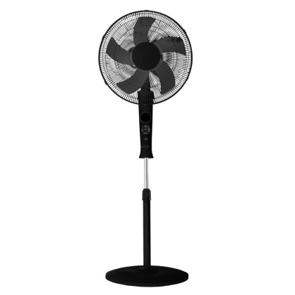 Wentylator podłogowy 40 cm LCD timer 3 prędkości pilot czarny Volteno VO2428