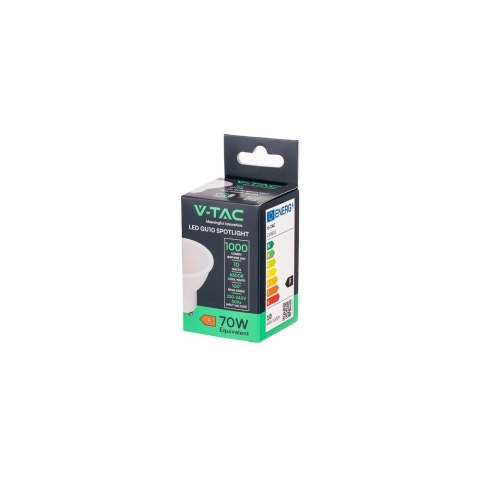 Żarówka LED V-TAC GU10 10W 100st VT-271 6500K 1000lm Żarówka LED V-TAC GU10 10W 100st VT-271 6500K 1000lm