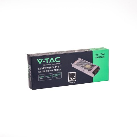 Zasilacz LED V-TAC 360W 24V 15A IP20 Modułowy Bez Wentylatora VT-21361 Zasilacz LED V-TAC 360W 24V 15A IP20 Modułowy Bez Wentylatora VT-21361