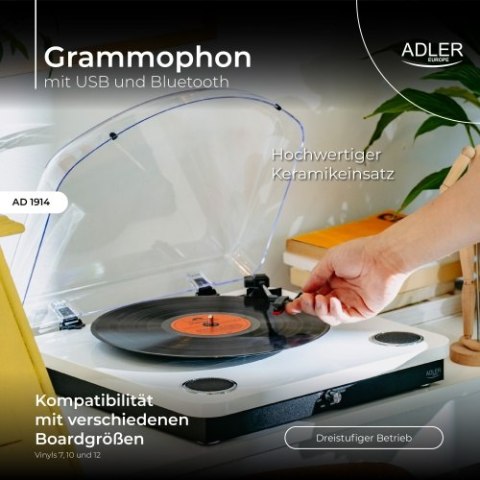 Adler Gramofon z USB i Bluetooth Adler Gramofon z USB i Bluetooth