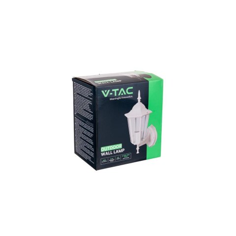 Kinkiet Ogrodowy Latarenka V-TAC E27 Biały Mat VT-749 Kinkiet Ogrodowy Latarenka V-TAC E27 Biały Mat VT-749
