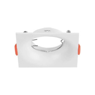 Oczko V-TAC GU10 Wpuszczane Kwadrat Białe VT-921-W