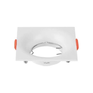 Oczko V-TAC GU10 Wpuszczane Kwadrat Białe VT-921-W