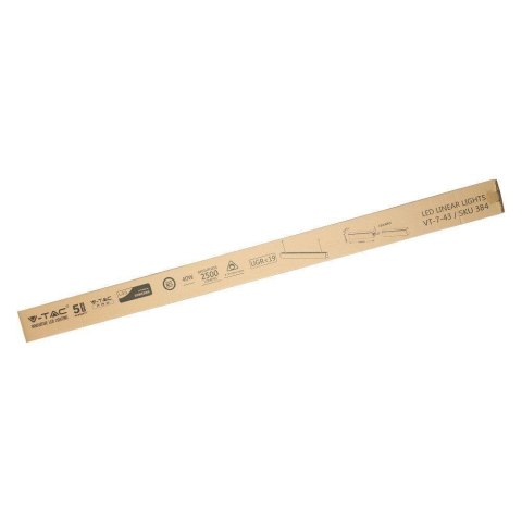 Oprawa V-TAC LED Linear SAMSUNG CHIP 40W Natynk/Zwieszana Do łączenia Srebrna 0-10V 120cm VT-7-43 4000K 3590lm 5 Lat Gwarancji Oprawa V-TAC LED Linear SAMSUNG CHIP 40W Natynk/Zwieszana Do łączenia Srebrna 0-10V 120cm VT-7-43 4000K 3590lm 5 Lat Gwarancji