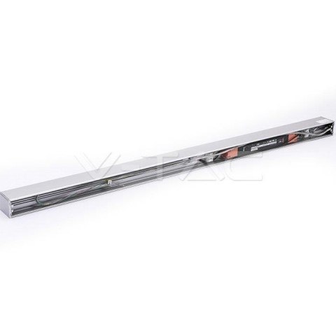 Oprawa V-TAC LED Linear SAMSUNG CHIP 40W Natynk/Zwieszana Do łączenia Srebrna 0-10V 120cm VT-7-43 4000K 3590lm 5 Lat Gwarancji Oprawa V-TAC LED Linear SAMSUNG CHIP 40W Natynk/Zwieszana Do łączenia Srebrna 0-10V 120cm VT-7-43 4000K 3590lm 5 Lat Gwarancji