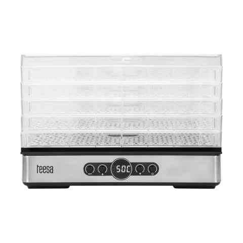 Suszarka do grzybów , warzyw , owoców , 400W , 5 sit, wyświetlacz, termoobieg, TEESA Suszarka do grzybów , warzyw , owoców , 400W , 5 sit, wyświetlacz, termoobieg, TEESA