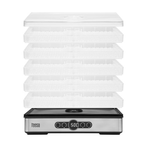 Suszarka do grzybów , warzyw , owoców , 400W , 5 sit, wyświetlacz, termoobieg, TEESA Suszarka do grzybów , warzyw , owoców , 400W , 5 sit, wyświetlacz, termoobieg, TEESA