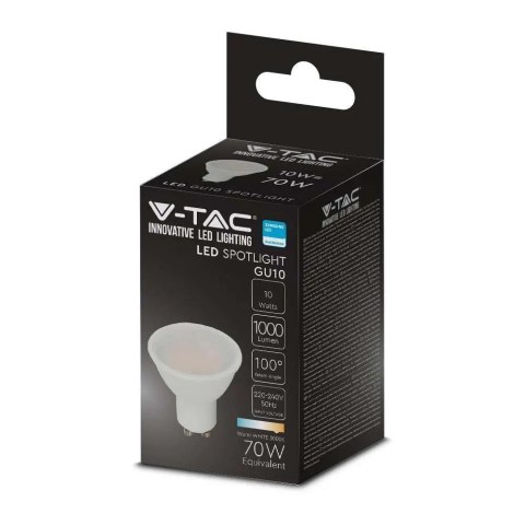 Żarówka LED V-TAC SAMSUNG CHIP GU10 10W 100st VT-271 4000K 1000lm Żarówka LED V-TAC SAMSUNG CHIP GU10 10W 100st VT-271 4000K 1000lm