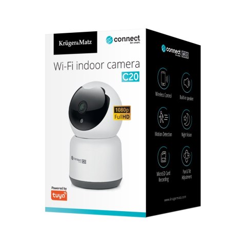Kamera Wi-Fi wewnętrzna Kruger&Matz Connect C20 Tuya Kamera Wi-Fi wewnętrzna Kruger&Matz Connect C20 Tuya