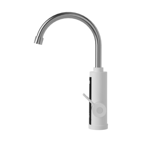Przepływowy podgrzewacz wody - bateria kuchenna biała Przepływowy podgrzewacz wody - bateria kuchenna biała