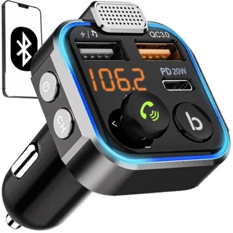 Transmiter USB bluetooth FM z ładowarką USB Xtrobb