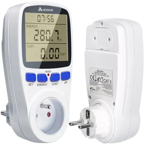 Watomierz miernik zużycia energii do gniazdka 230V Watomierz miernik zużycia energii do gniazdka 230V