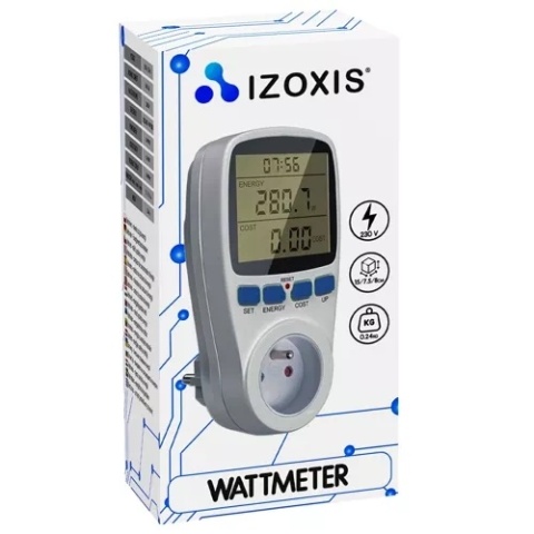 Watomierz miernik zużycia energii do gniazdka 230V Watomierz miernik zużycia energii do gniazdka 230V
