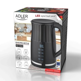 Adler Czajnik metalowy LED z regulacją temperatury 1,7L