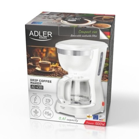Adler Ekspres przelewowy 0,6l