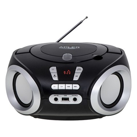 Adler Radio Boombox CD-MP3 | USB | FM Radio | AUX | Gniazdo słuchawkowe Adler Radio Boombox CD-MP3 | USB | FM Radio | AUX | Gniazdo słuchawkowe