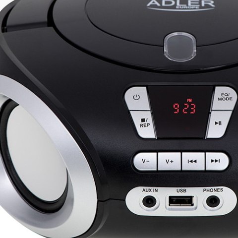 Adler Radio Boombox CD-MP3 | USB | FM Radio | AUX | Gniazdo słuchawkowe Adler Radio Boombox CD-MP3 | USB | FM Radio | AUX | Gniazdo słuchawkowe