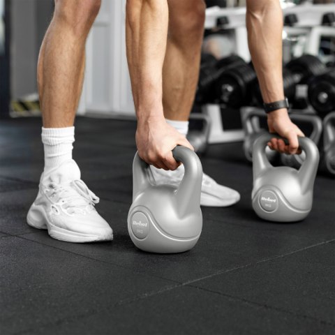 Kettlebell bitumiczny 12 kg szary REBEL ACTIVE Kettlebell bitumiczny 12 kg szary REBEL ACTIVE
