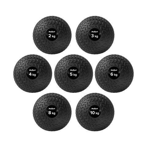 Mała piłka lekarska do ćwiczeń rehabilitacyjna Slam Ball 23cm 20kg, REBEL ACTIVE