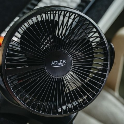 Adler Wentylator biurkowy z klipsem |Akumulatorowy| 15,5 cm | 360° obrót| USB-C |