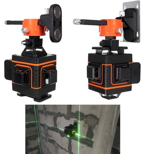 Poziomica laserowa 16-liniowa 360° zielony laser samopoziomująca Bigstren