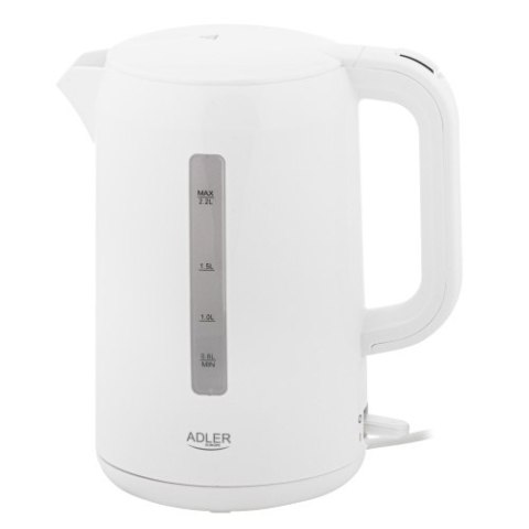 Adler Czajnik elektryczny 2,2 L - biały