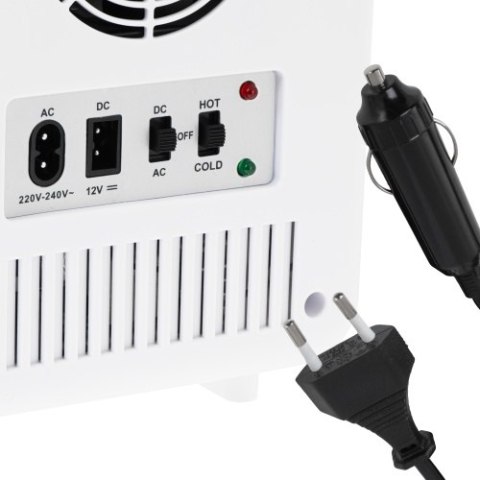 Adler Mini lodówka 4L | Chłodzenie i podgrzewanie | Do domu i samochodu | System Peltiera