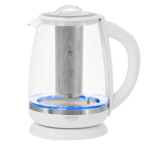 Camry Czajnik szklany 2,0 L z zaparzaczem oraz regulacją temp.| 60-100°C |