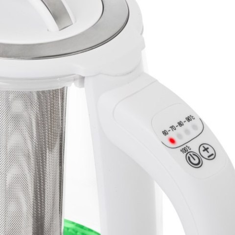 Camry Czajnik szklany 2,0 L z zaparzaczem oraz regulacją temp.| 60-100°C |