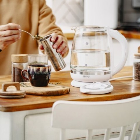 Camry Czajnik szklany 2,0 L z zaparzaczem oraz regulacją temp.| 60-100°C |