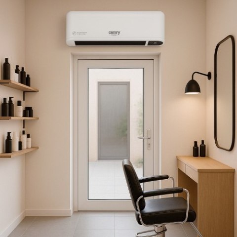 Camry Kurtyna powietrzna z wyświetlaczem LED | Montaż ścienny | Pilot zdalnego sterowania