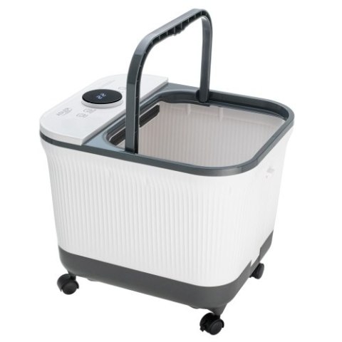 Adler Deluxe Hydromasażer do stóp z masażem mechanicznym | 4 rolki + 4 wałki | Podgrzewanie wody 48°C | 16,7 L |