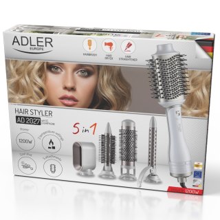 Adler Lokówko-Suszarka 5 w 1 - 1200W - 5 nasadek