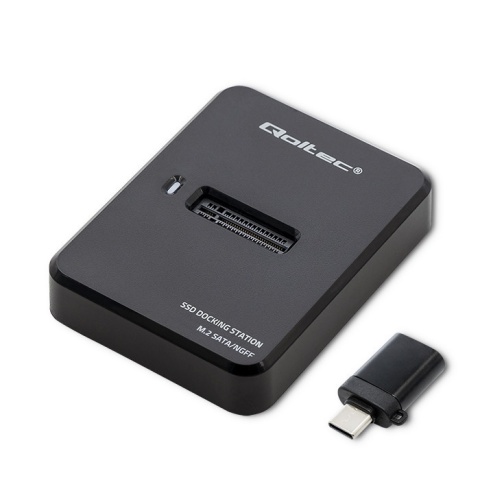 Qoltec Stacja dokująca dysków M.2 SATA NGFF USB3.1