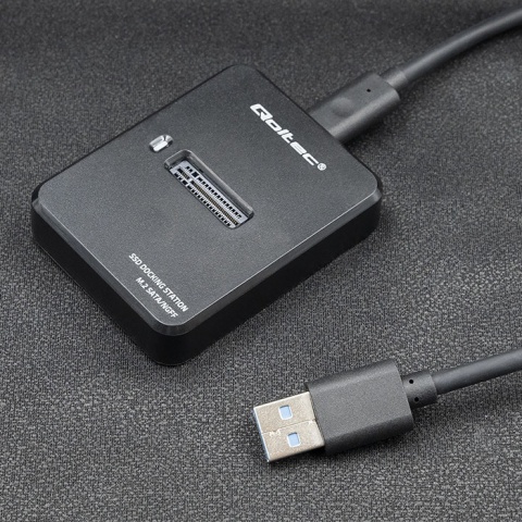 Qoltec Stacja dokująca dysków M.2 SATA NGFF USB3.1