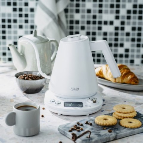 Adler Czajnik metalowy z długą wylewką 1,0L