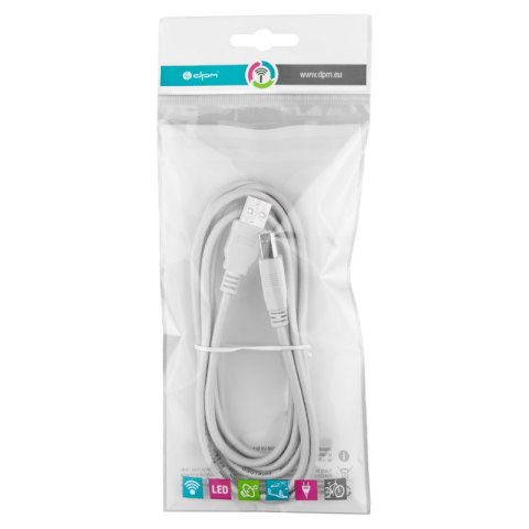 Kabel USB 2.0, A-B, 1,5 m DPM