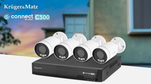 Zestaw do monitoringu IP Kruger&Matz Connect C300
